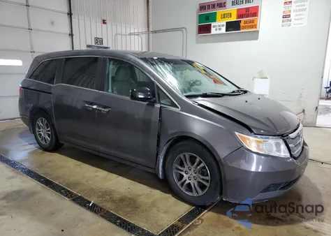 2012 Honda Odyssey Ex z USA, uszkodzony, nr VIN 5FNRL5H46CB134357
